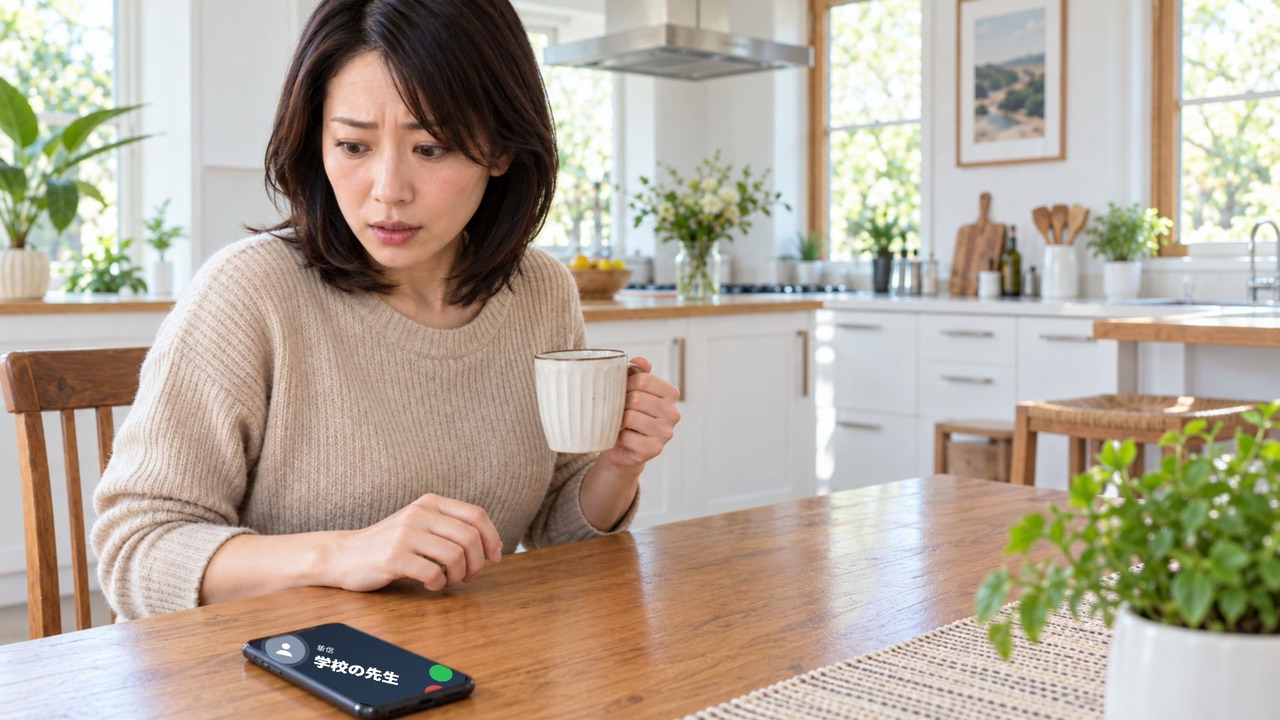翻訳ITOCONを使っている様子（電話の例）